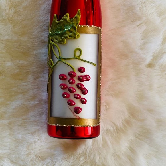Wine Bottle Christmas Ornament - Picture 2 of 5